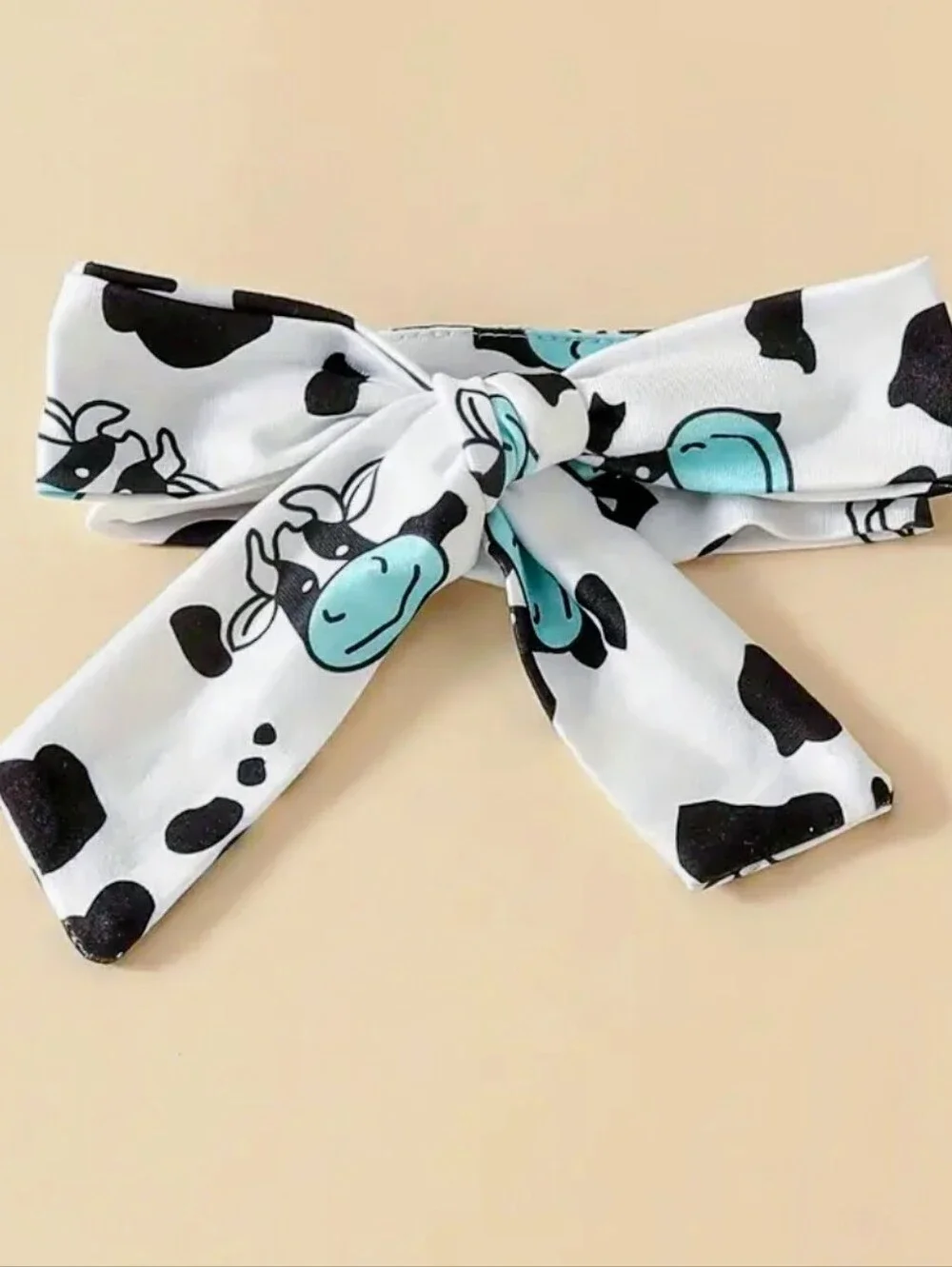 Mint Cow Graphic Baby Onesie & Shorts Set
